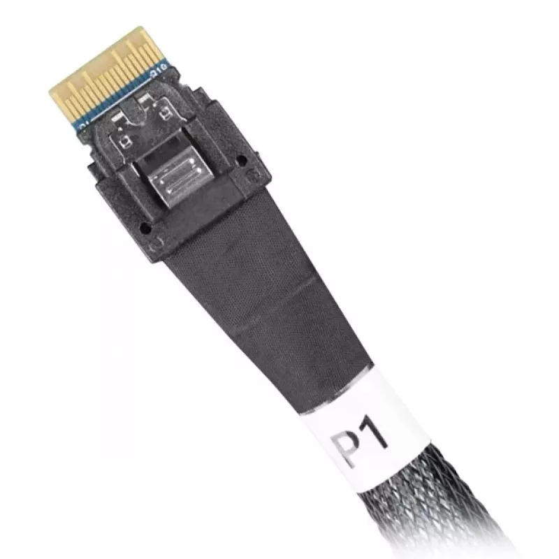ICY DOCK - cavo SlimSAS 8i SFF-8654 a 2x SlimSAS 4i SFF-8654 - 0,5M