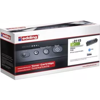 edding EDD-2115 cartuccia toner ciano compatibile con HP 312A CF381A