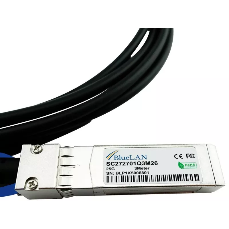 BlueOptics SFP-H25G-CU1M compatibile BlueLAN DAC SFP28 SC272701Q1M30