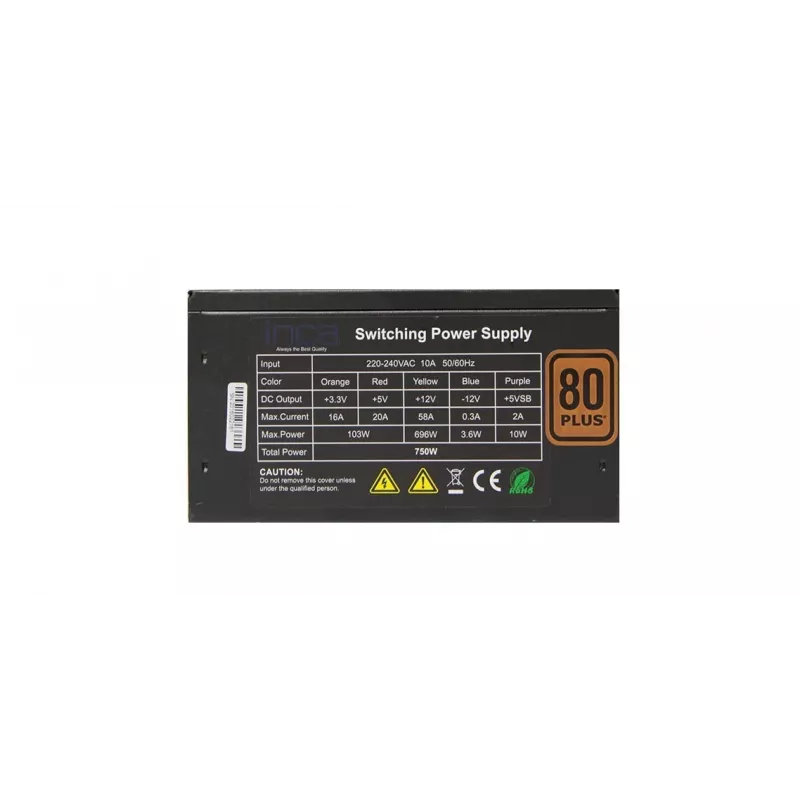 Cian Technology GmbH Cian INCA 80+ GOLD ALIMENTATORE 80 PLUS 750 W