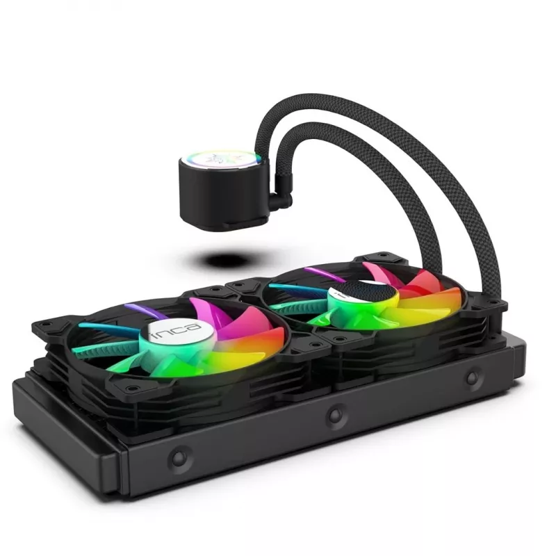 INCA ISS-02XN dissipatore liquido CPU 2 x ventole PWM 120 mm