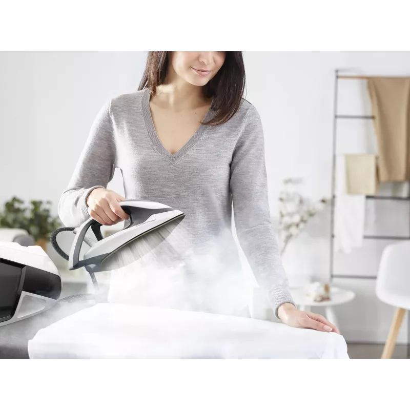 Tefal Express Power SV8130 2800 W 1,8 L suola Durilium AirGlide Autoclean nero, bianco