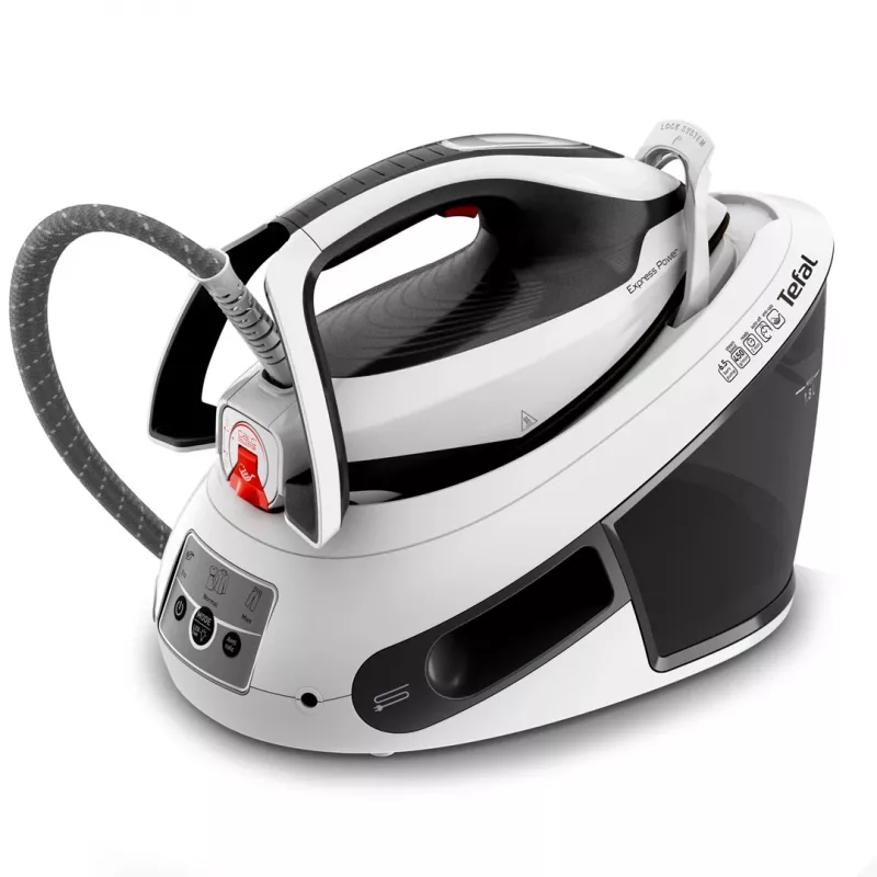 Tefal Express Power SV8130 2800 W 1,8 L suola Durilium AirGlide Autoclean nero, bianco