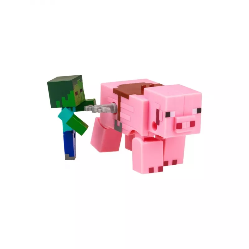 Giocattolo a carica 3D Minecraft S2 – Baby-Zombie & maiale
