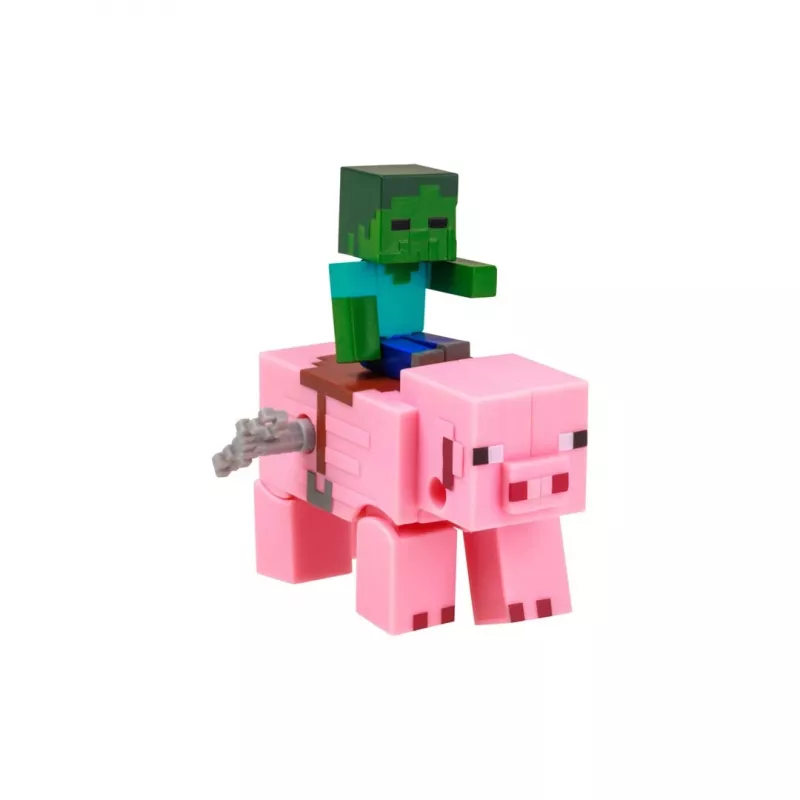 Giocattolo a carica 3D Minecraft S2 – Baby-Zombie & maiale