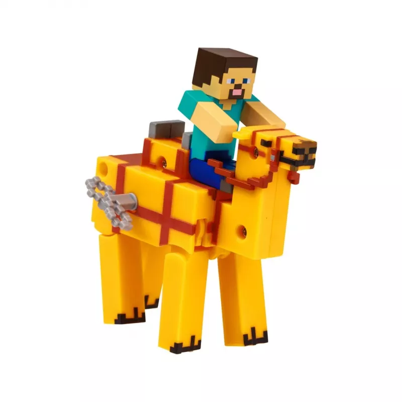 Giocattolo a carica 3D Minecraft S2 – Steve & cammello