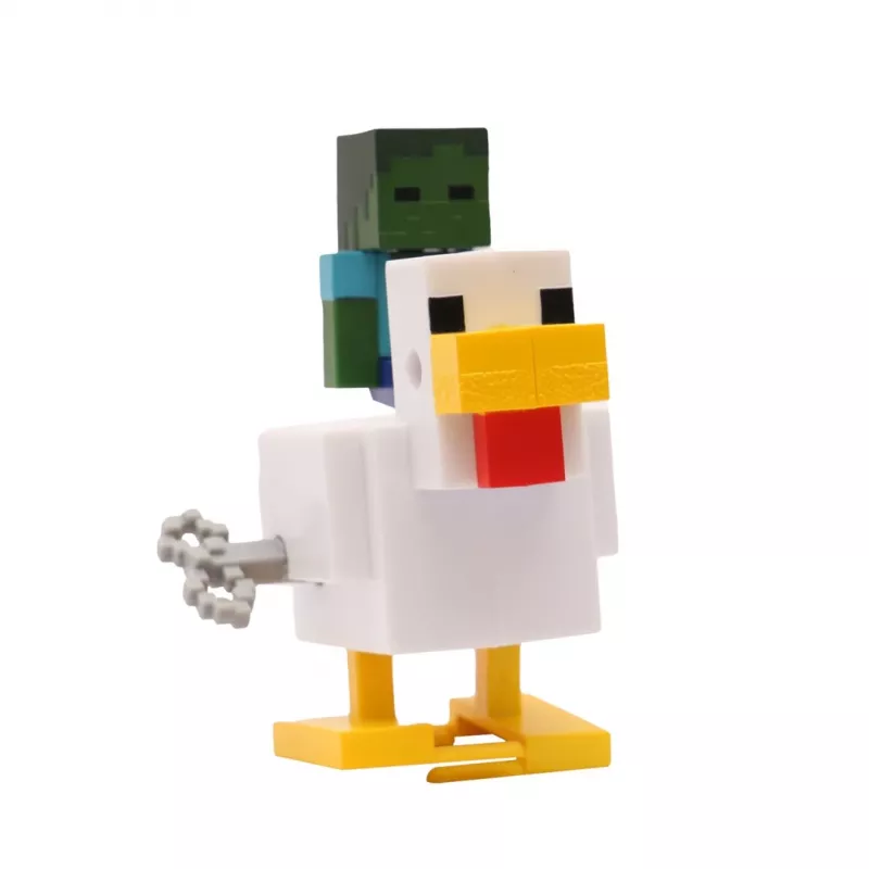 Giocattolo a carica 3D Minecraft S2 - gallina & cavaliere