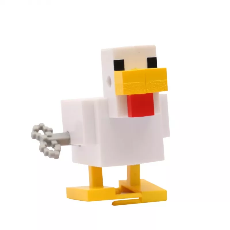 Giocattolo a carica 3D Minecraft S2 - gallina & cavaliere