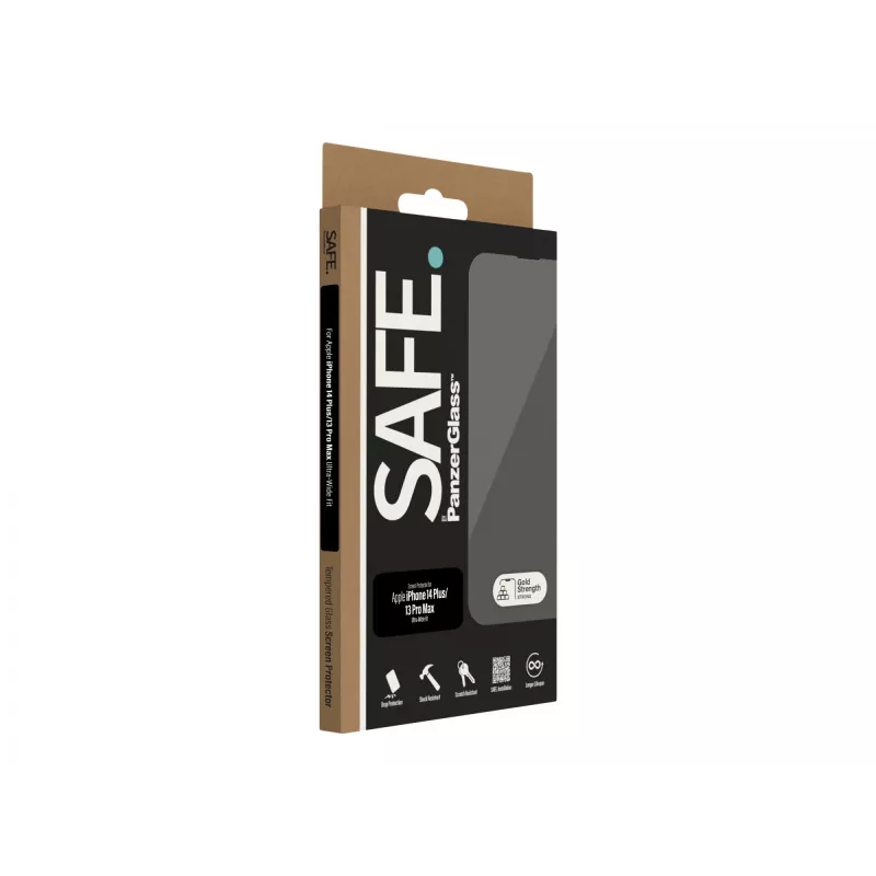 Pellicola protettiva per display SAFE by PanzerGlass Apple iPhone 14 Plus | 13 Pro Max | Ultra-Wide Fit | PanzerGlass