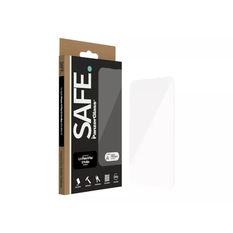 Pellicola protettiva per display SAFE by PanzerGlass Apple iPhone 14 Plus | 13 Pro Max | Ultra-Wide Fit | PanzerGlass