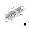 Organizer per cavi da scrivania ACTIVEJET CMP502 nero