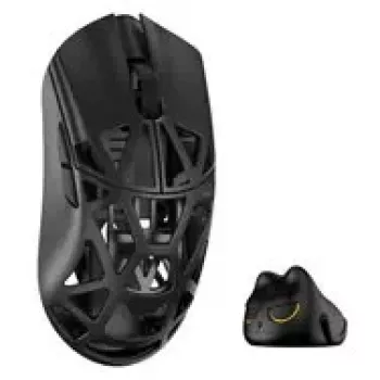 WLMouse Beast X Mini Pro Solid Sides mouse da gaming Omron Optical Switches (MINI-SHIXIN-BLACK-O)