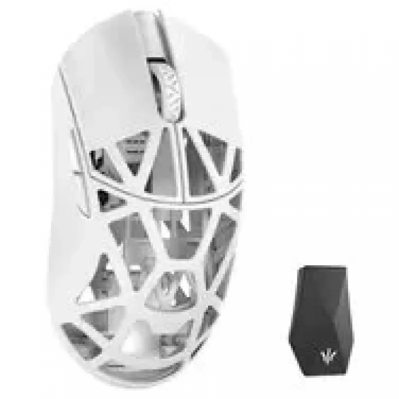 WLMouse Beast X Max Solid Sides mouse da gaming Omron Optical Switches (MAX-MILKY WHITE-O-SHIXIN)
