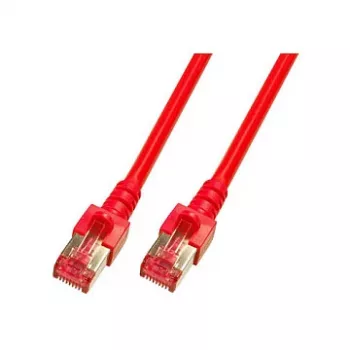 Cavo patch RJ45 Cat.6 S/FTP LSZH rosso 15 m