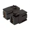 Adattatore da incasso Keystone HDMI A - A, nero EFB-Elektronik