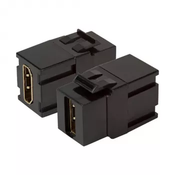 Adattatore da incasso Keystone HDMI A - A, nero EFB-Elektronik