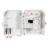 Scatola di connessione FTTH IP65 per 16 fibre, 8 accoppiatori e lunghezza in eccesso della fibra Produttore: EFB-Elektronik (FTTH-BOX-OUT-2)
