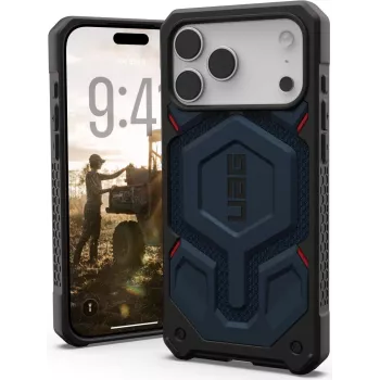 UAG Urban Armor Gear Monarch Pro MagSafe custodia | Apple iPhone 17 Pro Max | Kevlar mallard (blu) | 114514113955 (114514113955)