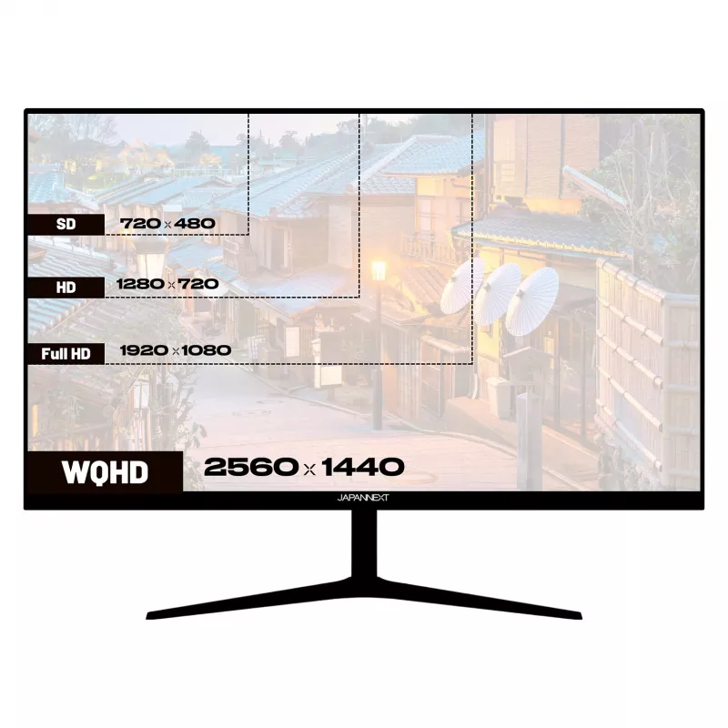 JAPANNEXT JN-IPS27WQHDR-C65W 16:9 HDMI/DP WQHD - schermo piatto (TFT/LCD)