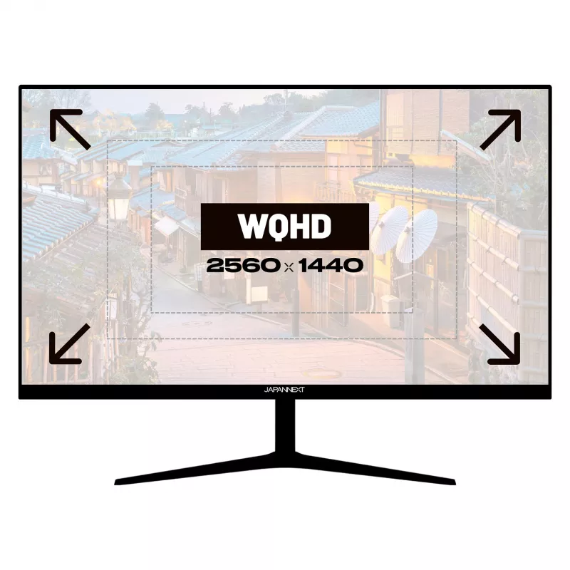JAPANNEXT JN-IPS27WQHDR-C65W 16:9 HDMI/DP WQHD - schermo piatto (TFT/LCD)