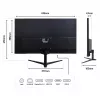 JAPANNEXT JN-IPS27WQHDR-C65W 16:9 HDMI/DP WQHD - schermo piatto (TFT/LCD)