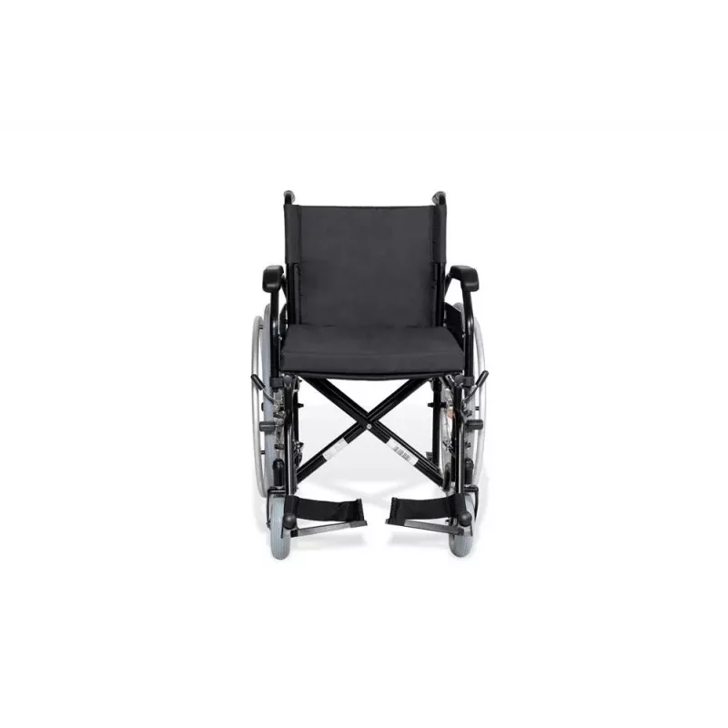 REHA FUND RF-1/42/PU/CZA-624/PU sedia a rotelle manuale in acciaio