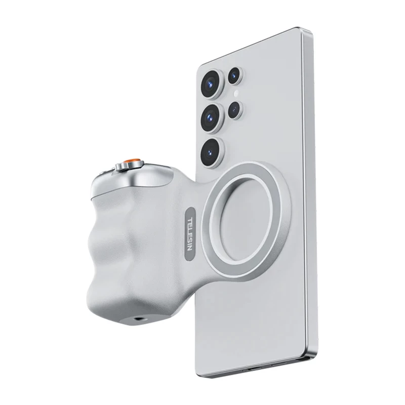 TELESIN supporto magnetico MagSafe con impugnatura e telecomando Bluetooth per iPhone / P5-mp-001wh