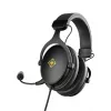 Deltaco GAM-190 cuffia gaming pelle proteica cavo 3,5 mm nero