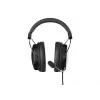 Deltaco GAM-190 cuffia gaming pelle proteica cavo 3,5 mm nero