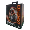 Deltaco GAM-190 cuffia gaming pelle proteica cavo 3,5 mm nero
