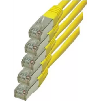 S-Conn RJ45-RJ45 - m-m - 1m - RJ-45 - RJ-45 - maschio/maschio - oro - Cat6 - S/FTP (S-STP) (75711-HY-SET5)