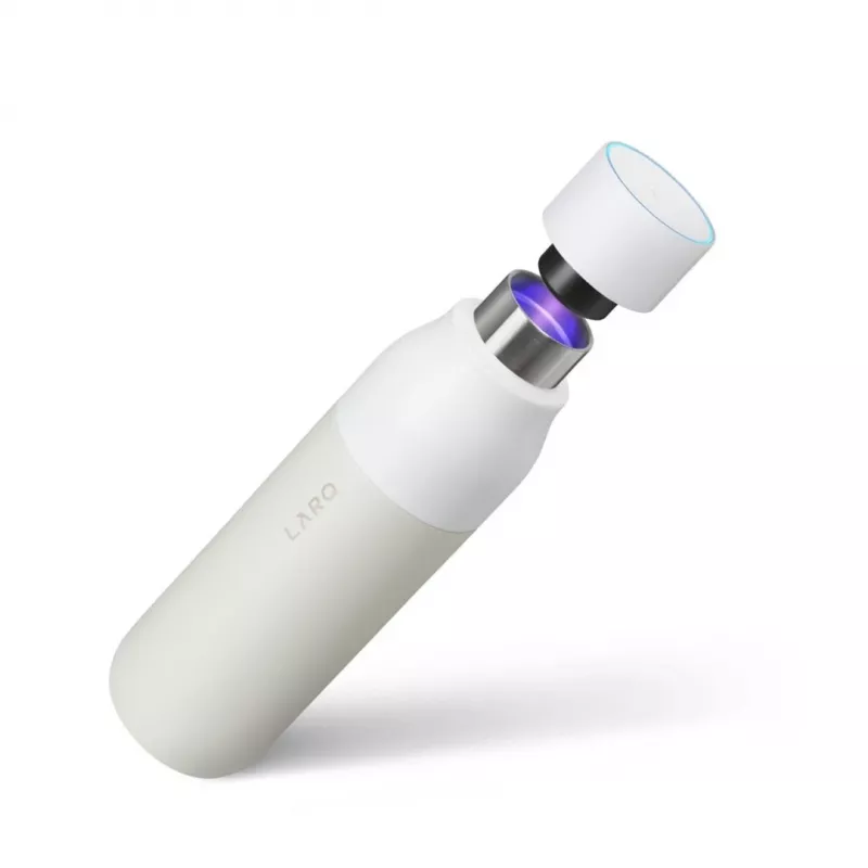 LARQ Bottle PureVis - borraccia autopulente, luce UV-C 500ml (granite white)