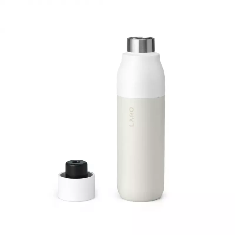 LARQ Bottle PureVis - borraccia autopulente, luce UV-C 500ml (granite white)