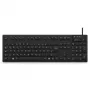 MediaRange tastiera igienica con filo, QWERTZ, IP68, 1,5 m, nero