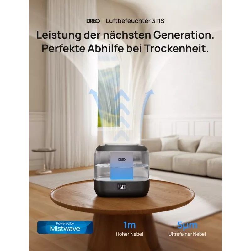 Dreo - umidificatore 420S 4L, 36h, 420 - Smart