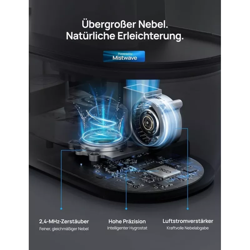 Dreo - umidificatore 813S, 6L, 48h, 813 - Smart