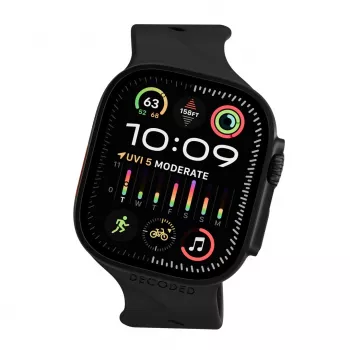 Decoded Silicone Ares Splice Band - cinturino in silicone per Apple Watch 40/42 mm (nero)