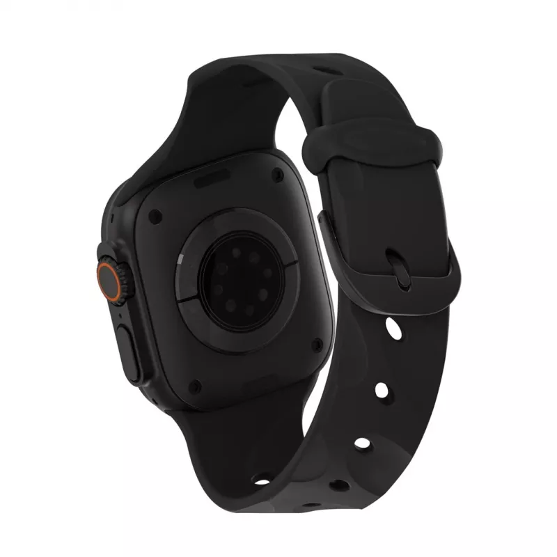 Decoded Silicone Ares Splice Band - cinturino in silicone per Apple Watch 40/42 mm (nero)