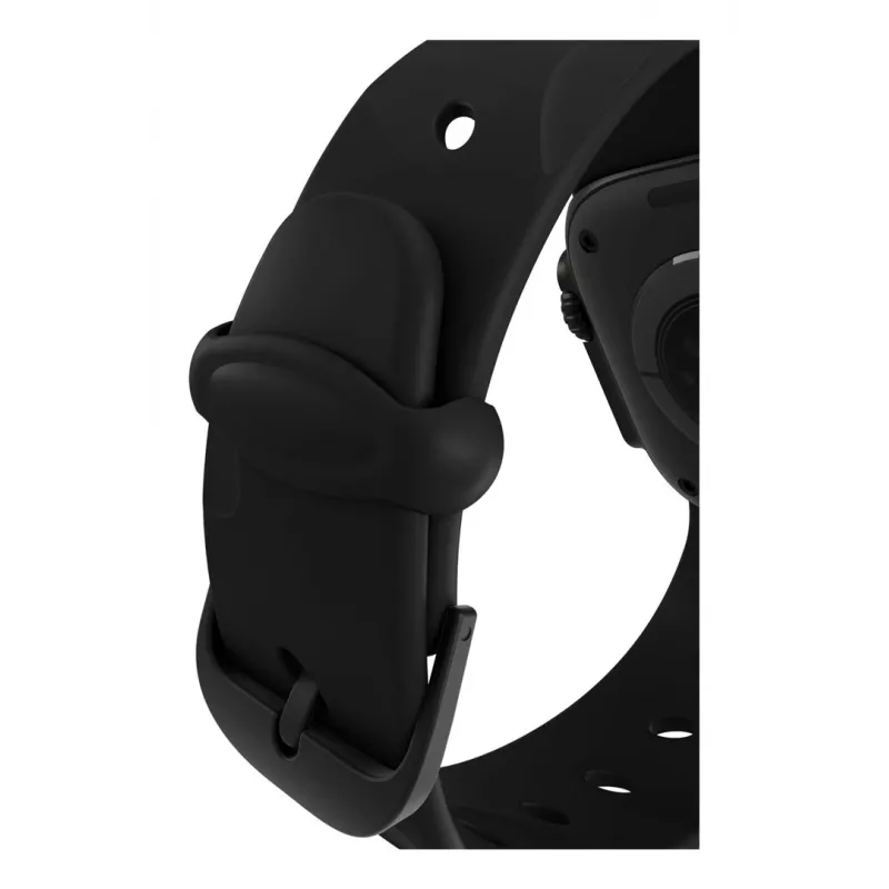 Decoded Silicone Ares Splice Band - cinturino in silicone per Apple Watch 40/42 mm (nero)