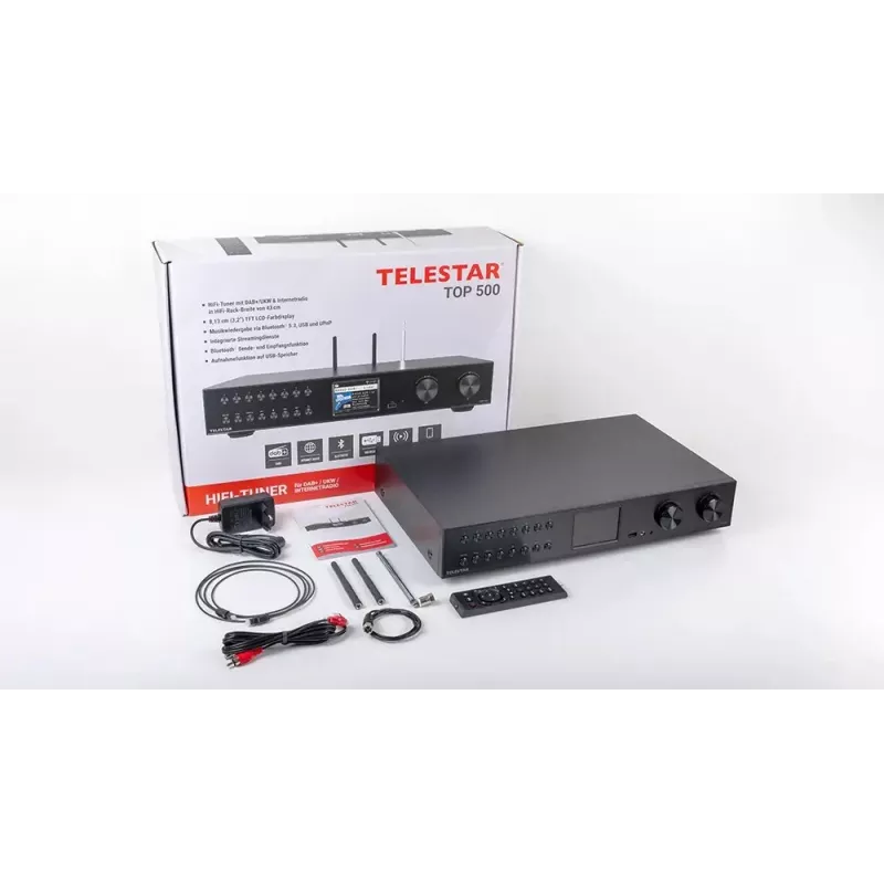Telestar TOP 500 nero radio multifunzione componente HiFi (5700500)