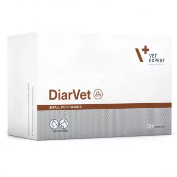 VetExpert Diarvet Small Breed e gatti 30 capsule.