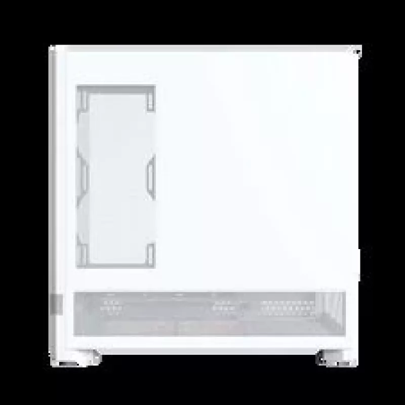 Case PC Montech Sky 3, Midi-Tower, ATX, ARGB, vetro temperato – bianco