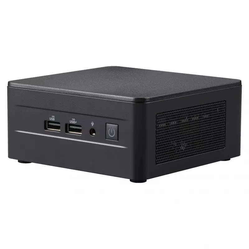 ASUS NUC 13 Pro Arena Canyon RNUC13L3Hv70000 mini PC barebone, Intel Core i7-1370P, vPro, senza cavo di alimentazione, nero