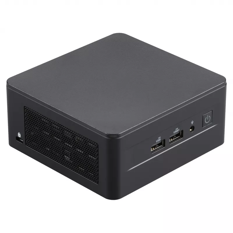 ASUS NUC 13 Pro Arena Canyon RNUC13L3Hv70000 mini PC barebone, Intel Core i7-1370P, vPro, senza cavo di alimentazione, nero