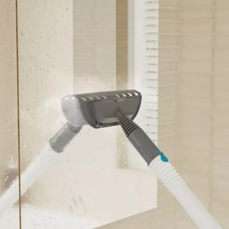 Black & Decker BHSMP2314-QS Pulitore a vapore Pulitore a vapore cilindrico 1,2 L 2300 W Blu, Bianco