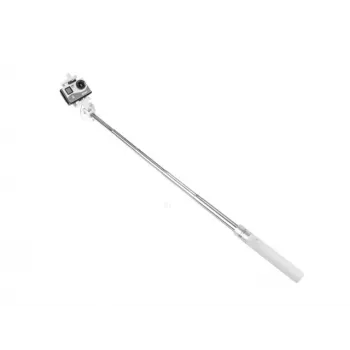 Selfie-Stick monopiede con cavo bianco