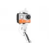 Selfie-Stick monopiede con cavo bianco