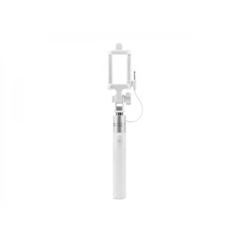 Selfie-Stick monopiede con cavo bianco