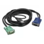 APC cavo tastiera/video/mouse (KVM) – USB, HD-15 (VGA)