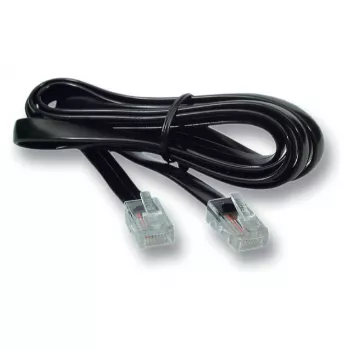 Cavo modulare EFB nero, 2 x connettori RJ10 (4/4), 1:1, 15,0 m